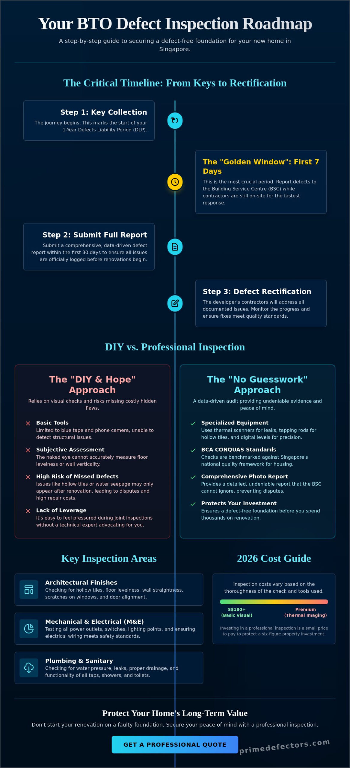 BTO Defect Inspection Singapore: The 2026 Professional Guide to Protecting Your New Home