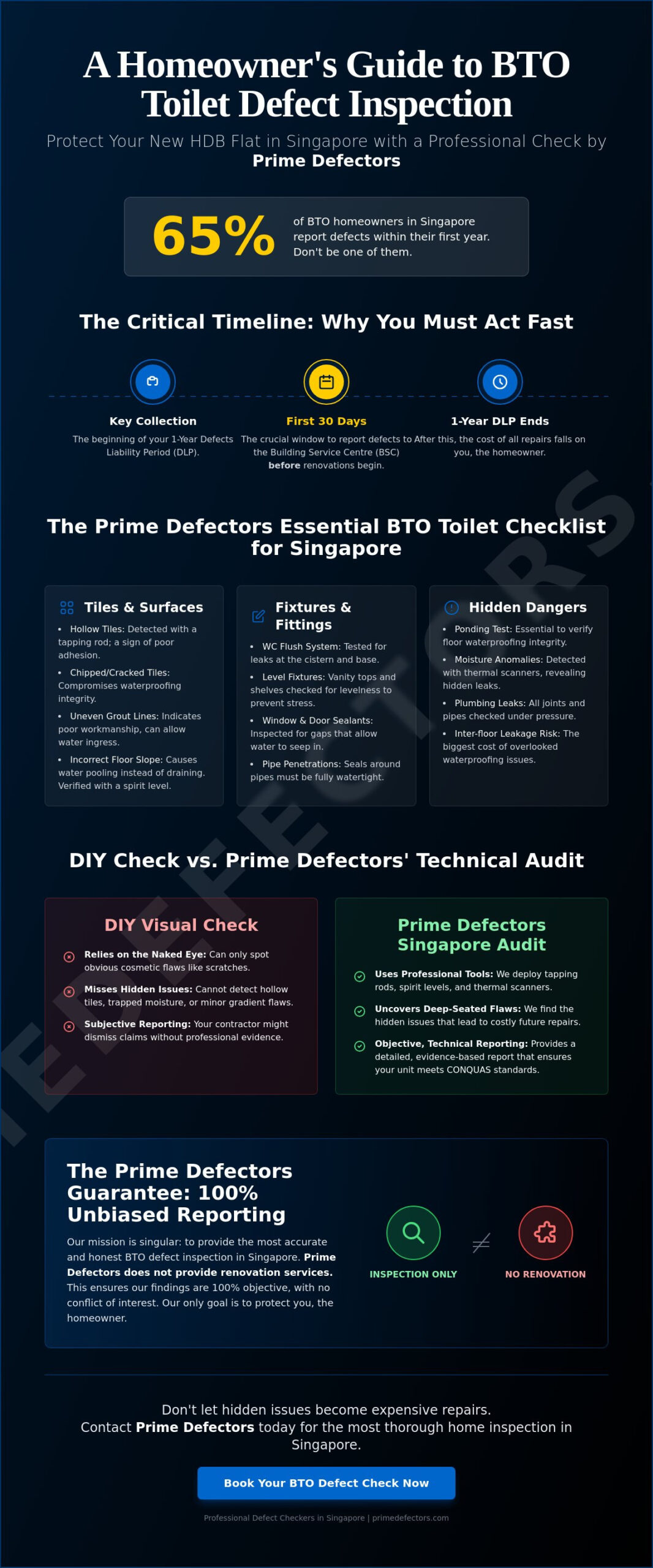 BTO Toilet Inspection: A Professional Singapore Homeowner’s Guide