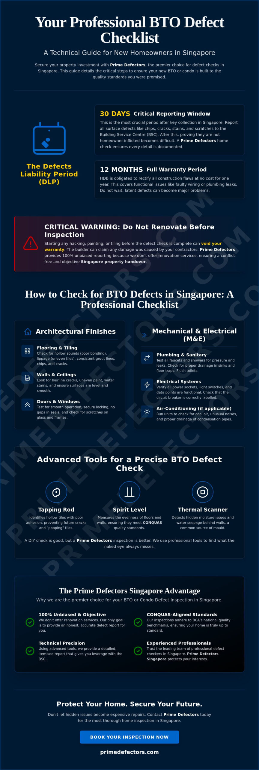 How to Check for BTO Defects: The 2026 Professional Singapore Homeowner’s Guide