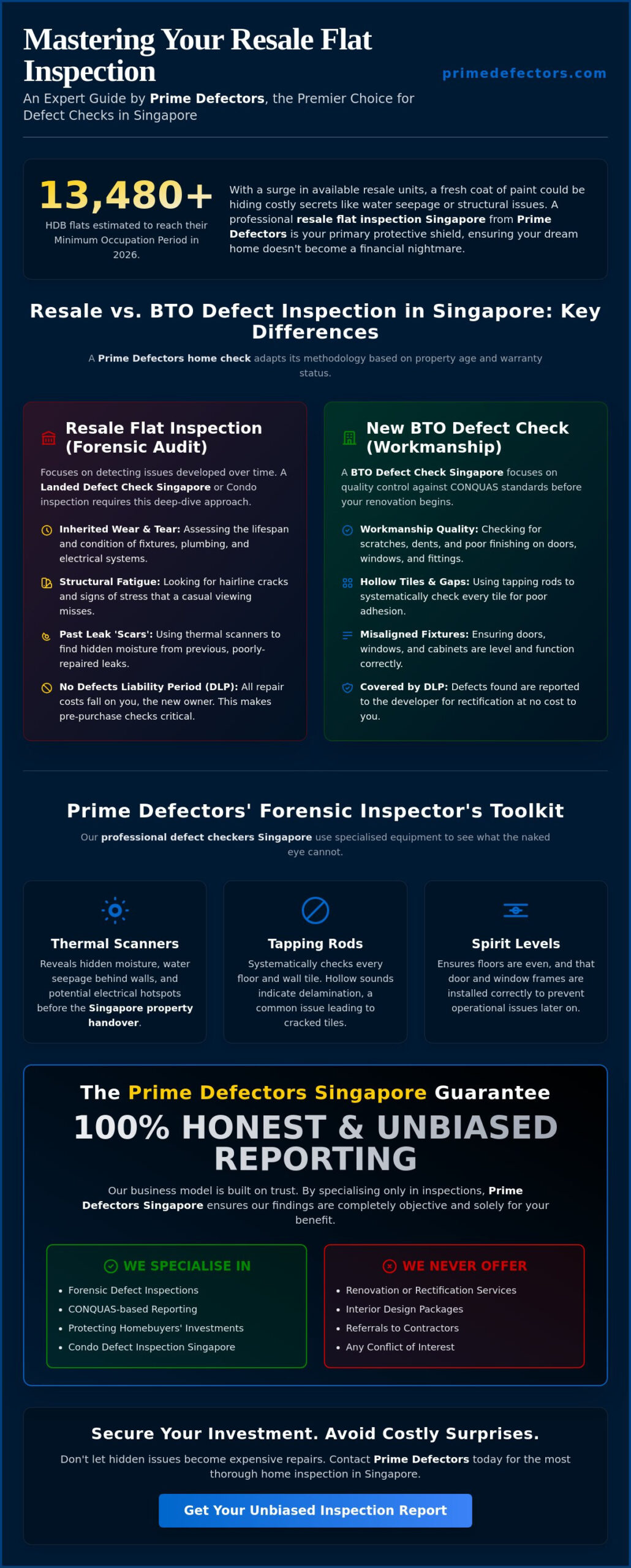 Resale Flat Inspection Singapore: The 2026 Ultimate Reference Guide for Homeowners