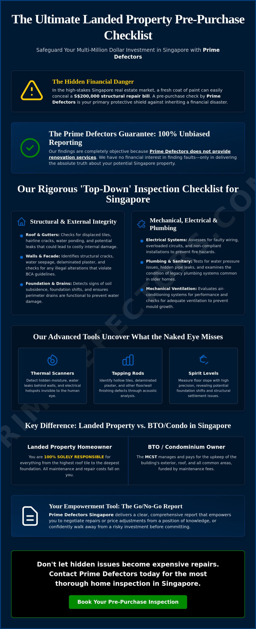 Landed Property Pre-Purchase Check: The Ultimate 2026 Checklist for Singapore Homeowners