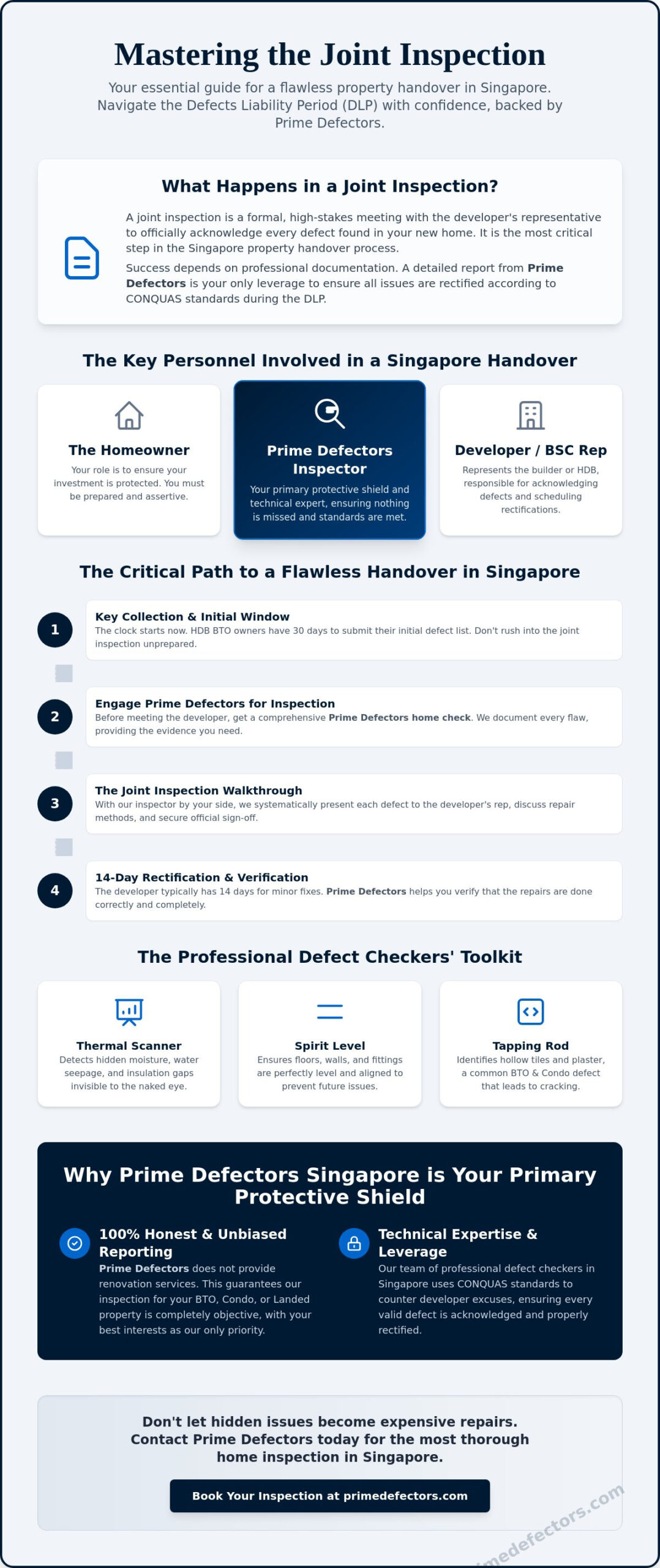 What Happens in a Joint Inspection? The 2026 Singapore Homeowner’s Guide