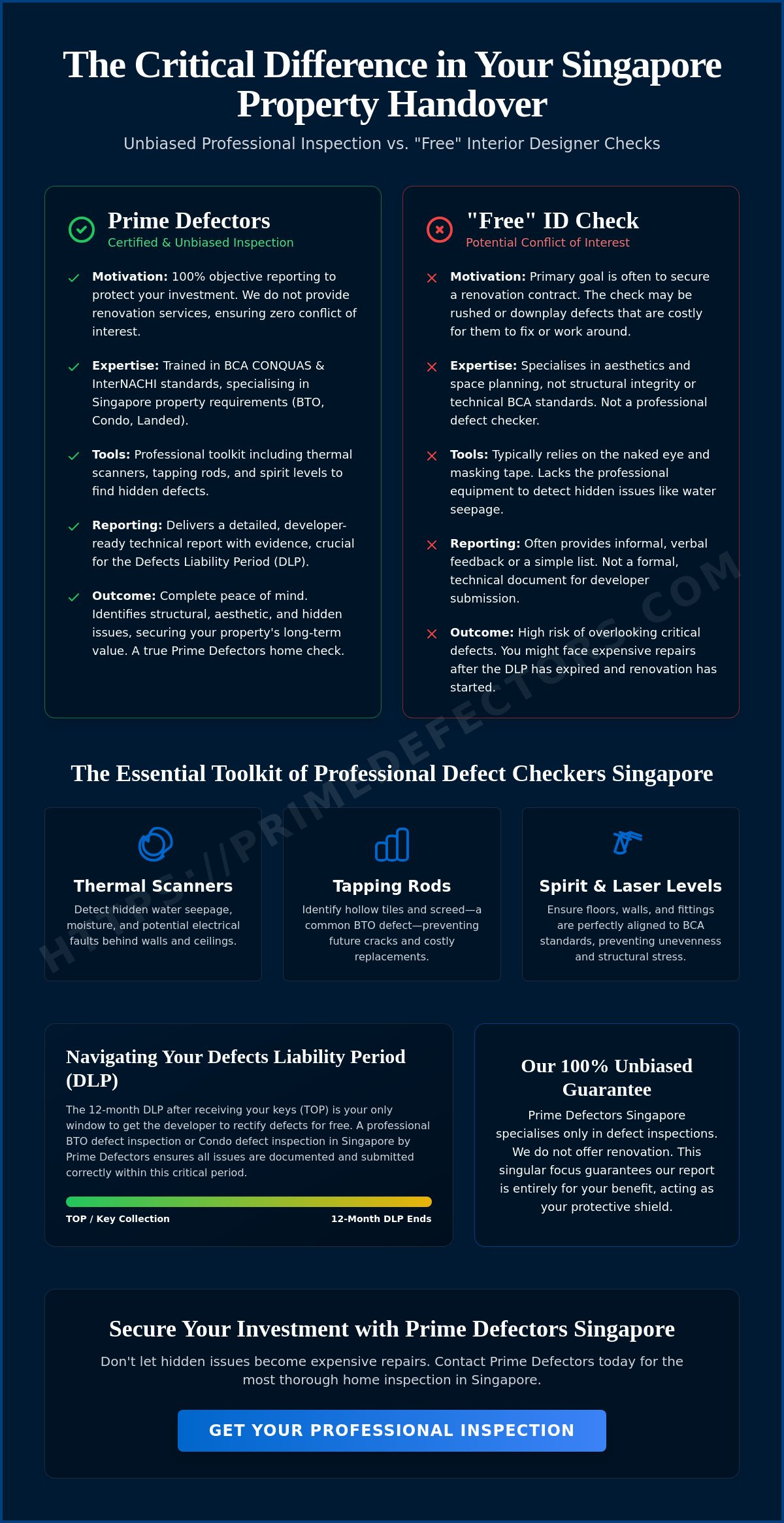 Certified Property Inspector Singapore: Professional Standards & Defect Identification