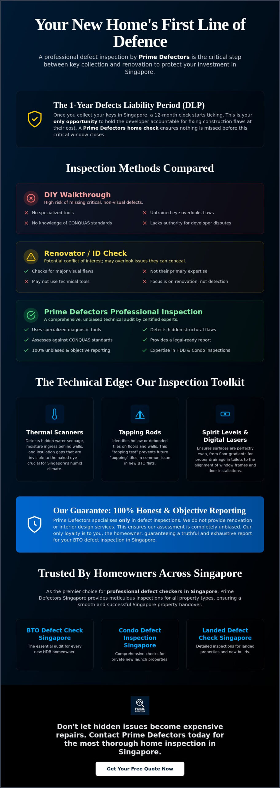 Professional BTO Inspectors in Singapore: Why Expert Defect Checks Are Essential in 2026 Infographic