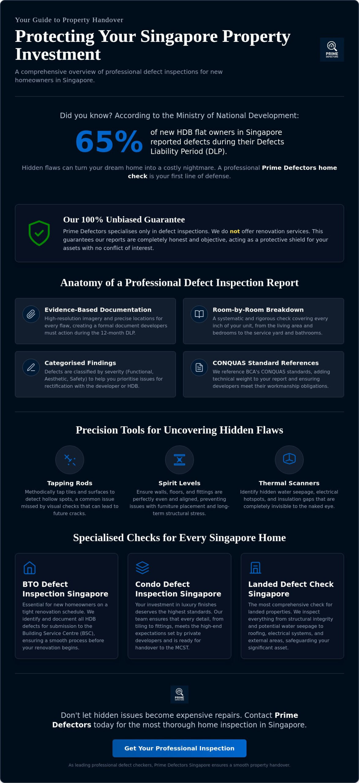 Defect Inspection Report Sample Singapore: A Professional 2026 Guide Infographic