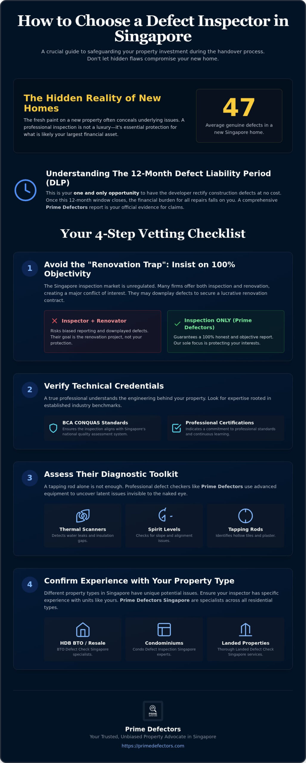 How to Choose a Defect Inspector in Singapore: The 2026 Homeowner’s Guide