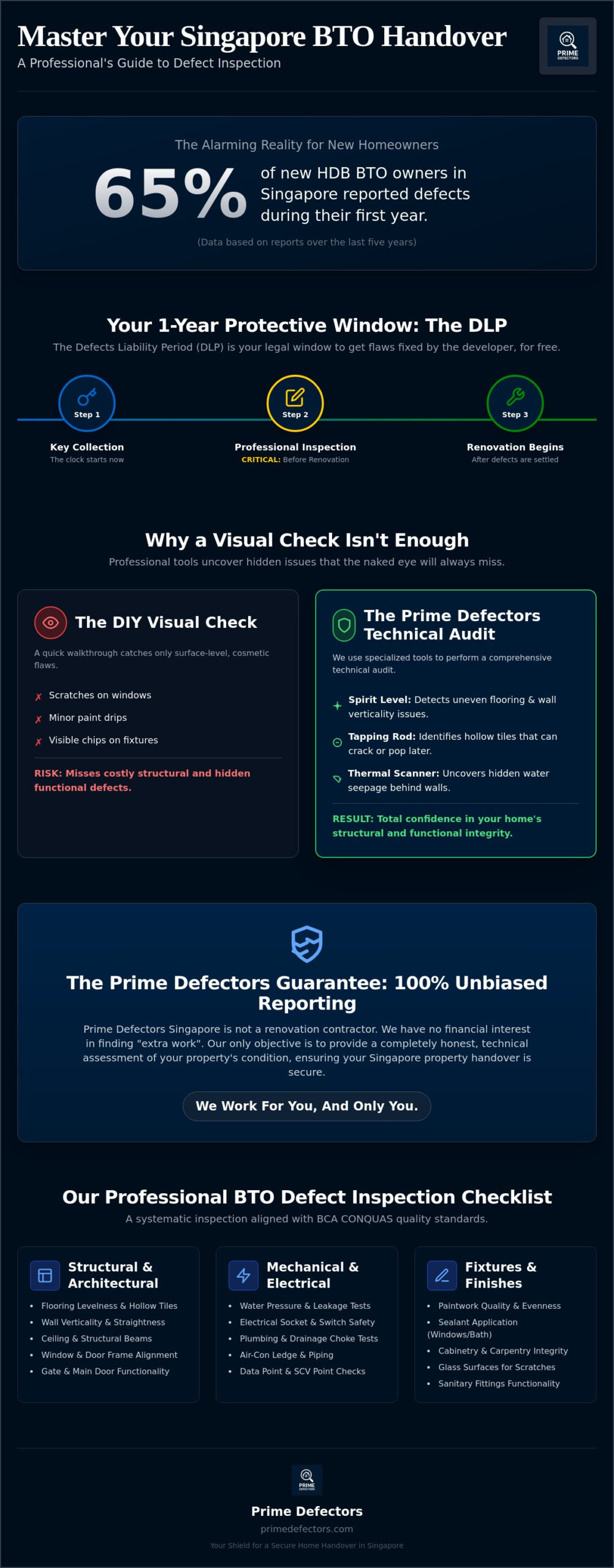 BTO Defect Inspection Checklist: The 2026 Homeowner’s Guide to a Flawless Handover Infographic