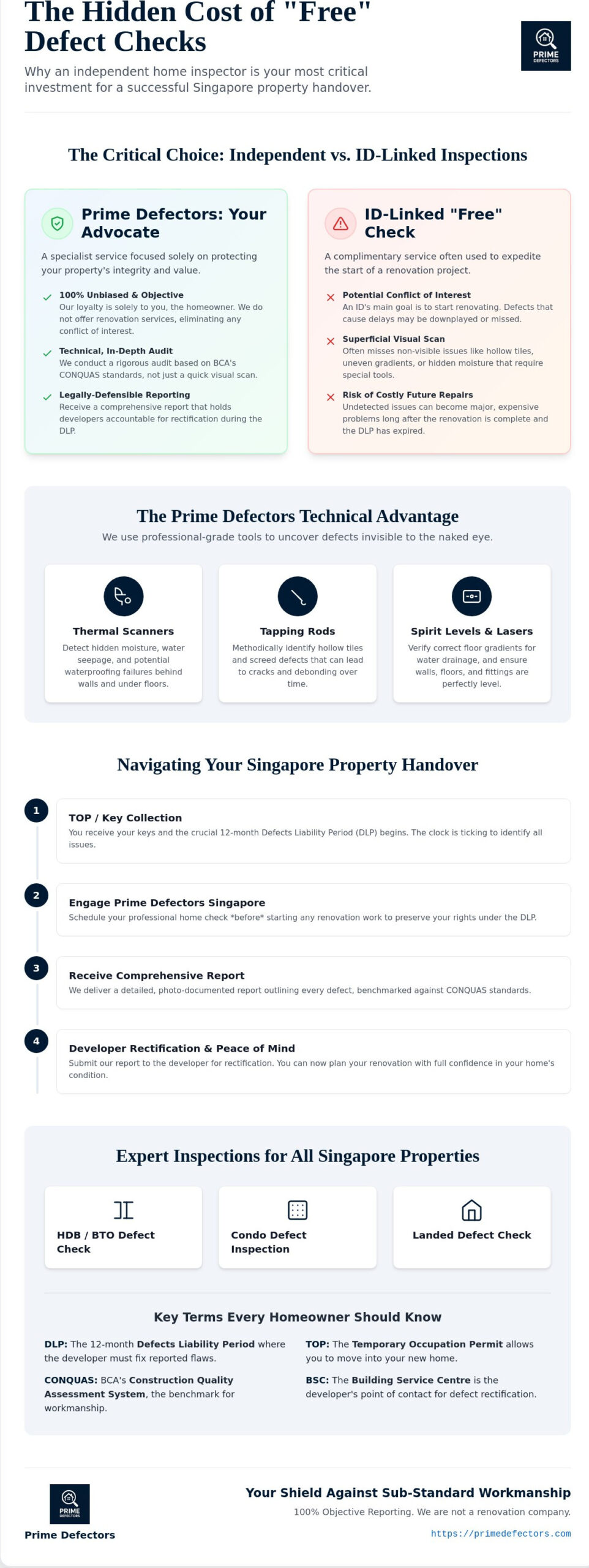 Choosing an Independent Home Inspector in SG: Why Unbiased Expertise Matters in 2026