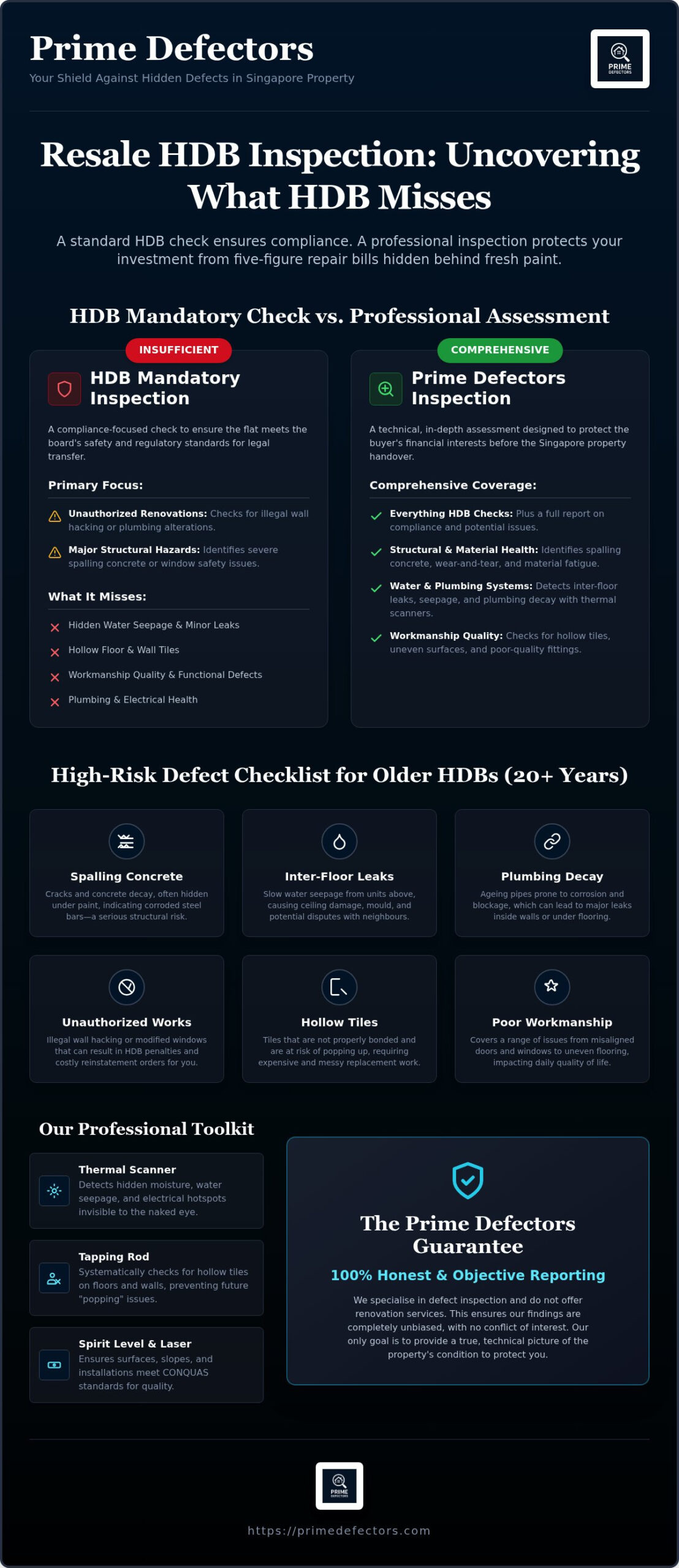 Older HDB Flat Inspection: The 2026 Homeowner’s Technical Checklist