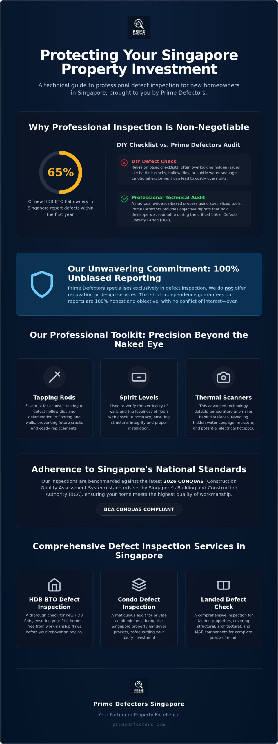 Certified Property Inspector Singapore: Your 2026 Guide to Quality Assurance