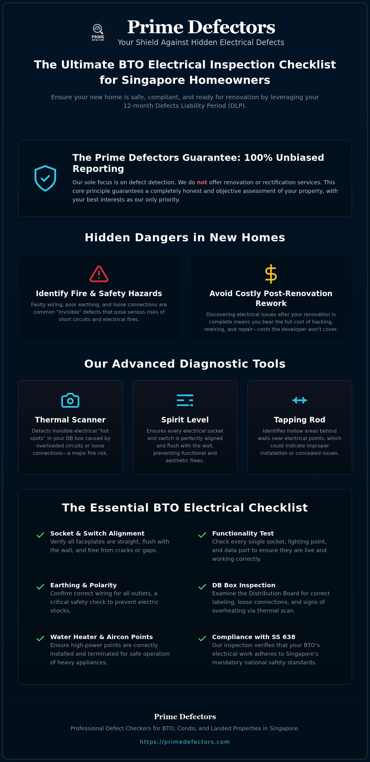 Electrical Wiring Inspection BTO: The Ultimate 2026 Checklist for Singapore Homeowners