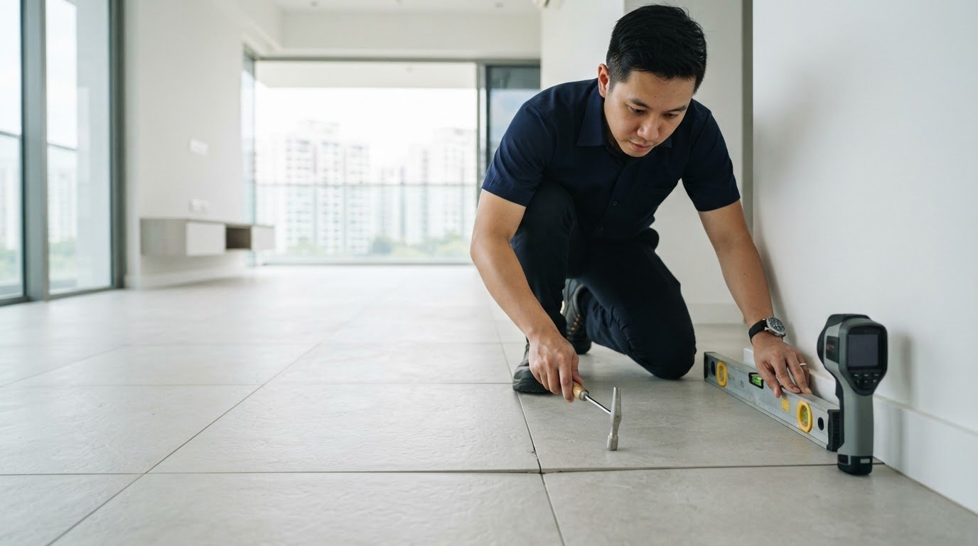 Professional Tile Inspection Service SG: Protecting Your Home from Popping and Hollow Tiles