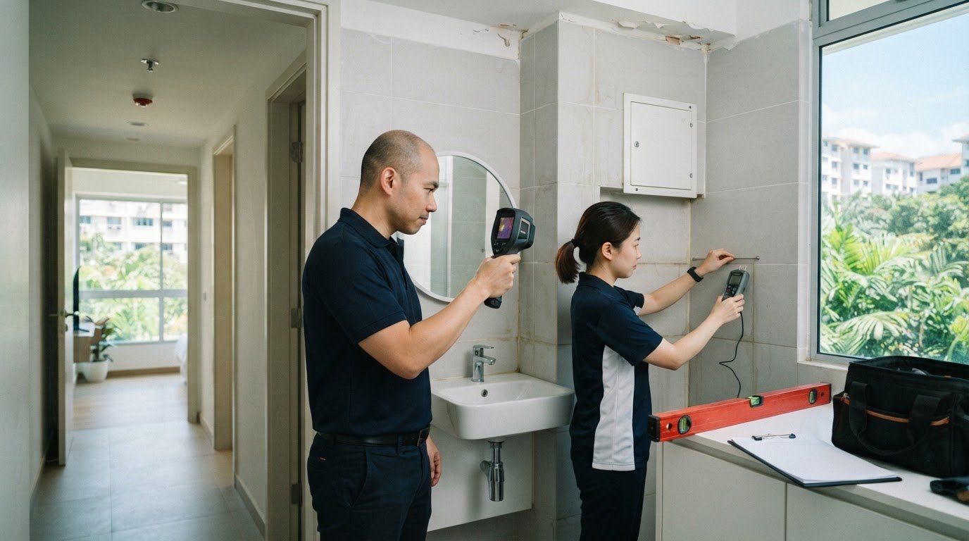 Water Seepage Inspection in Singapore for Hidden Leaks